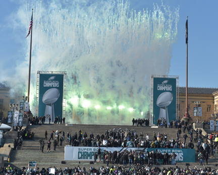 photo from the Eagles' Championship Parade