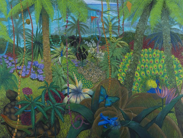 Keith Morrison's Recalling Jamaica painting