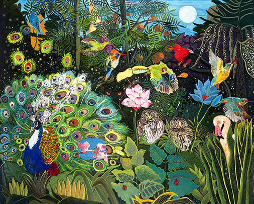 Enzhao Liu's Garden painting