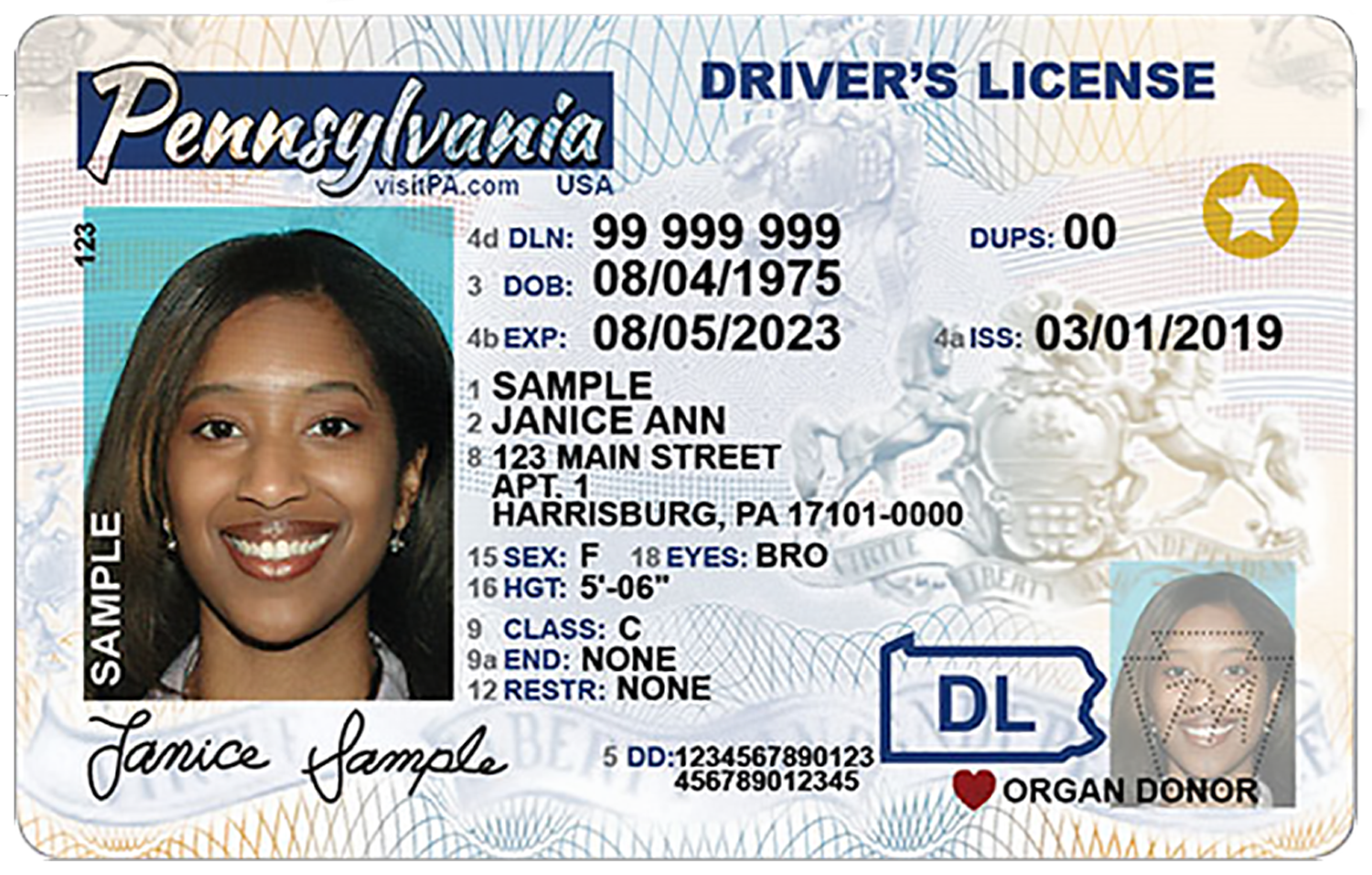 PA REAL ID
