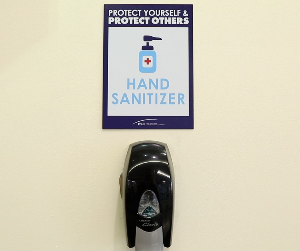 Hand sanitizer unit