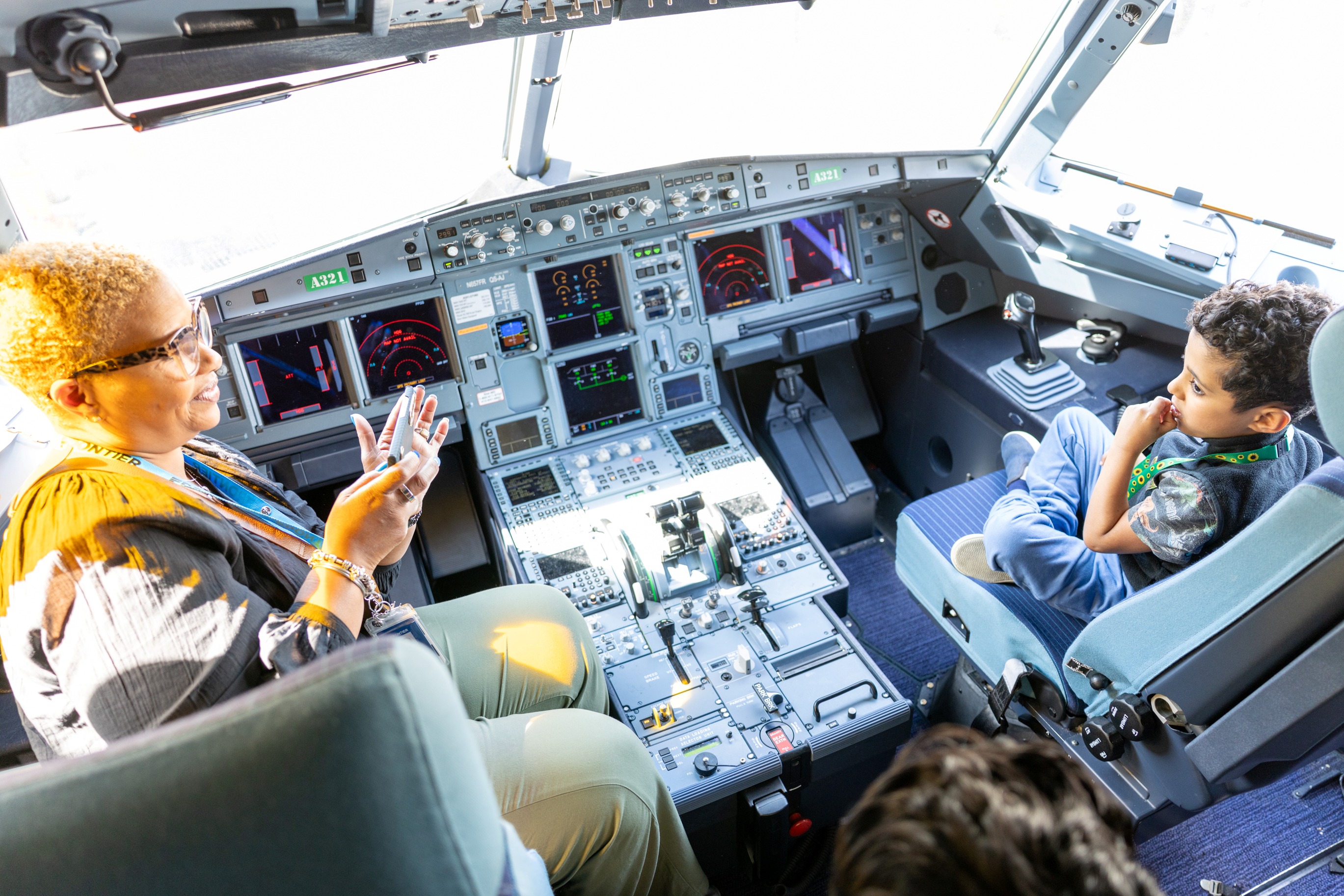 Wings for Autism- cockpit