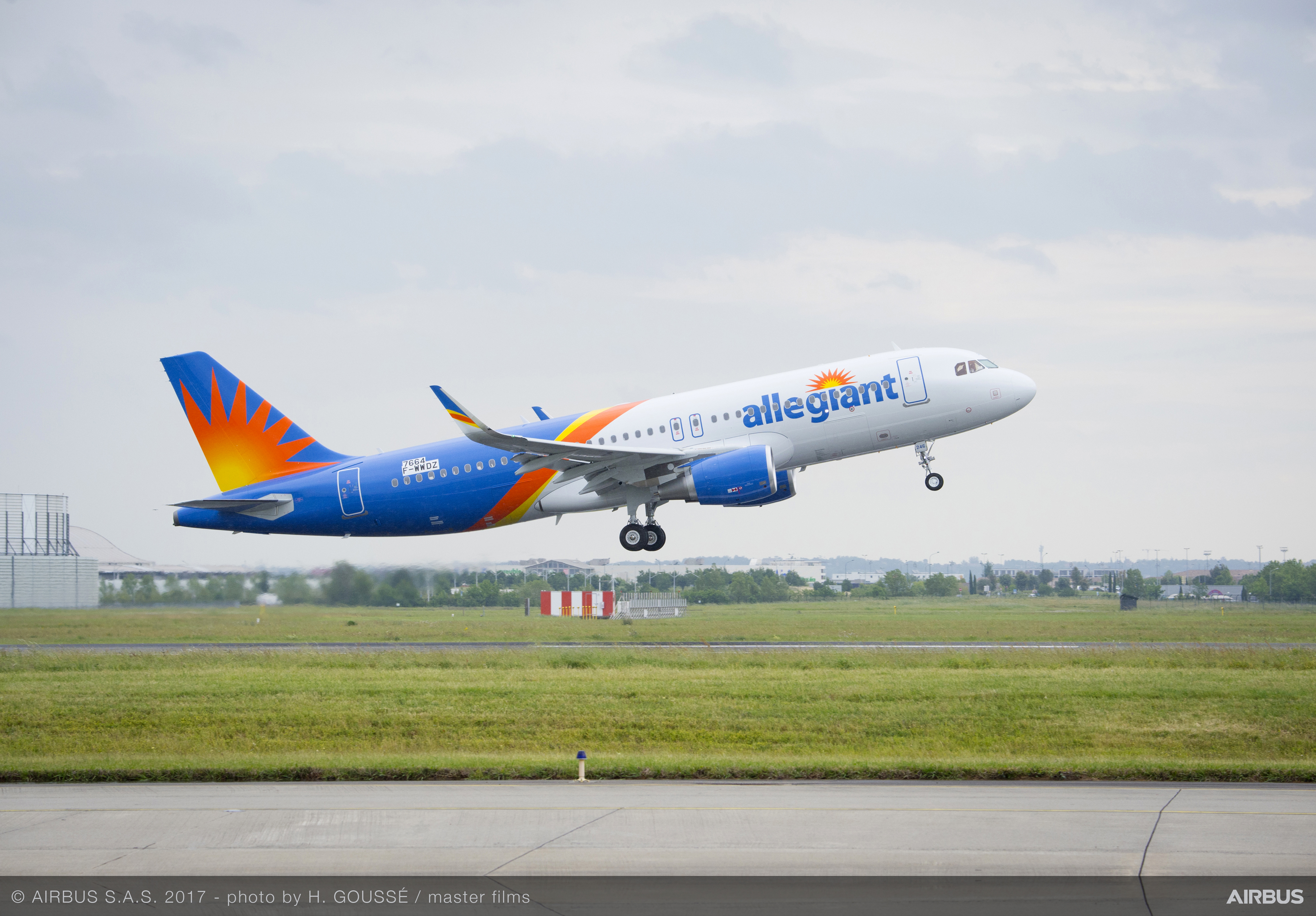 Allegiant takeoff