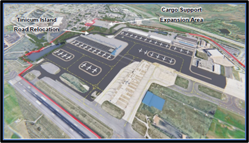 Rendering of the Cargo Expansion Plan
