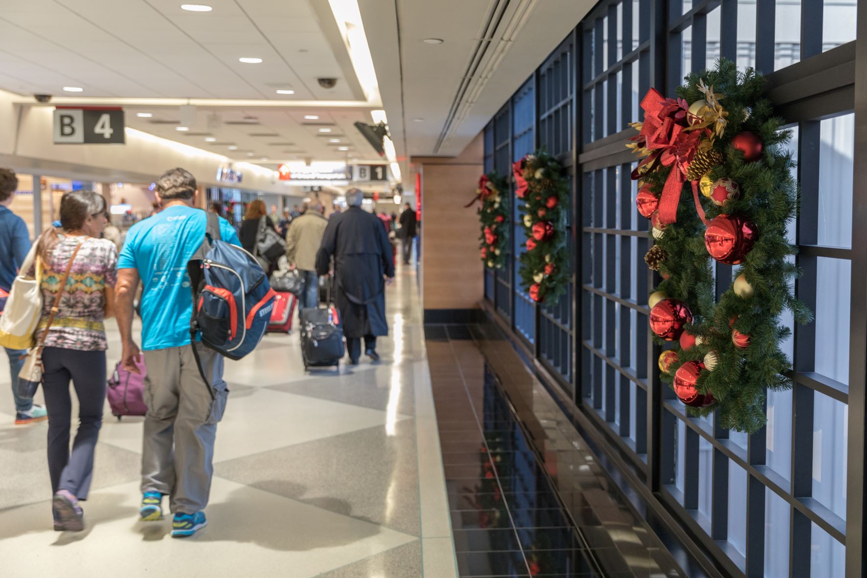 passengers in airport