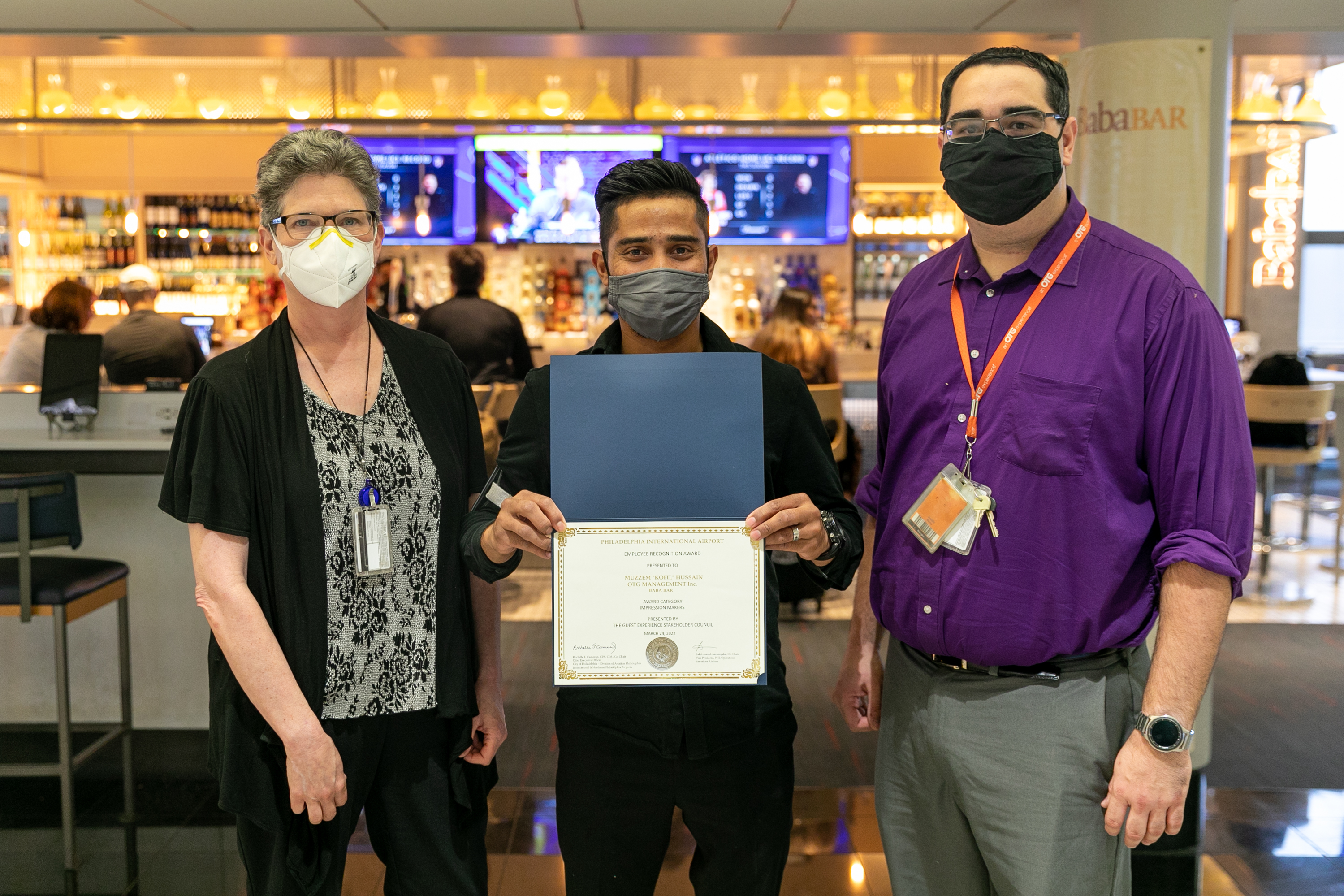 Kofil Hassain with award