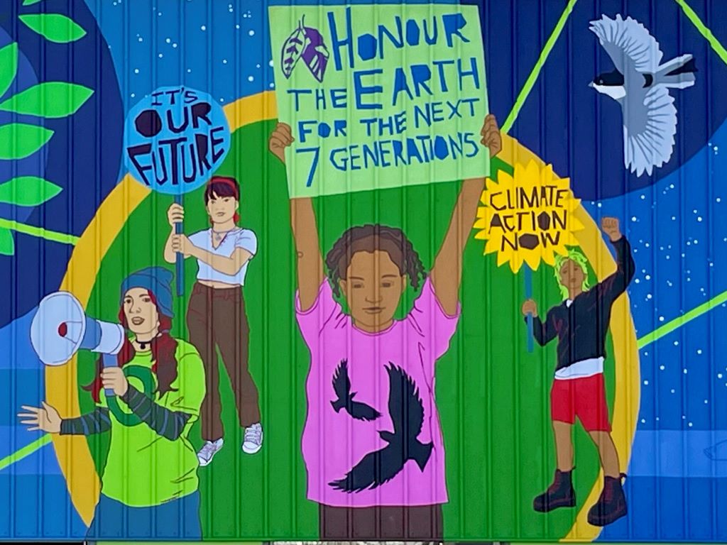 climate justice mural