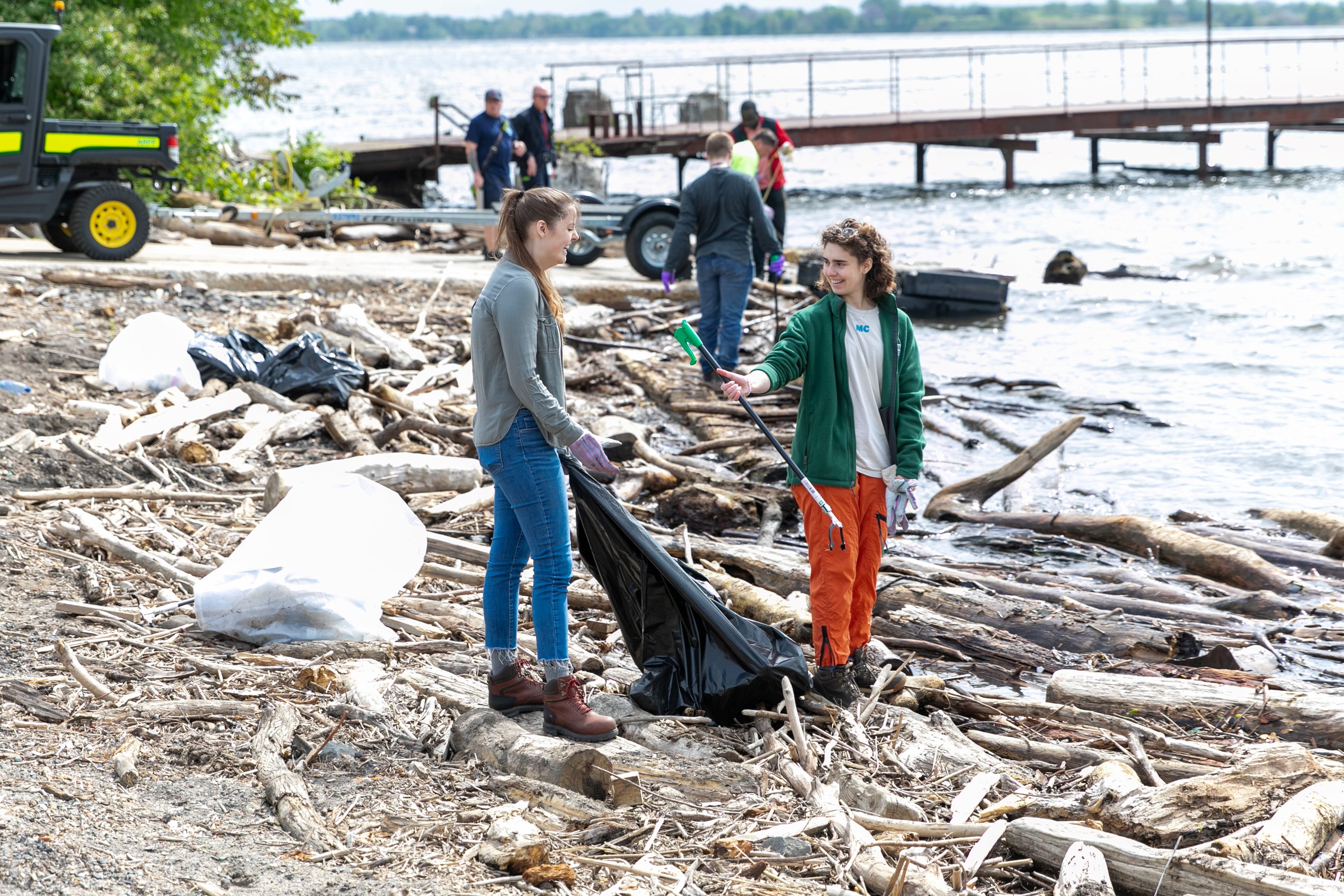 Water clean-up, Sydney and Marguerite