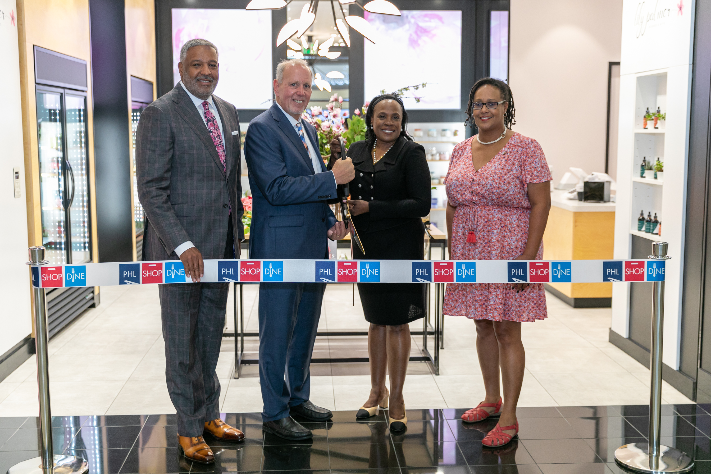 Lily Palmer ribbon cutting