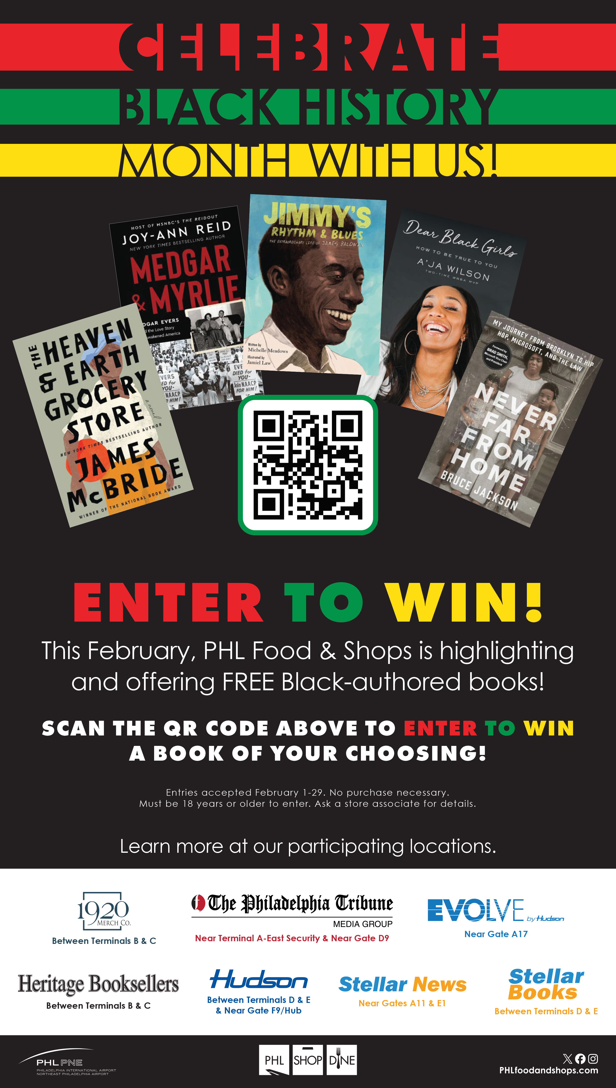 scan the QR code to enter to win