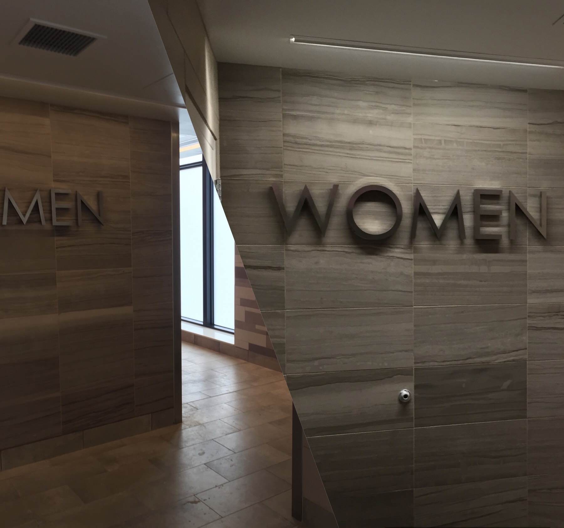 Entrance of New Restrooms