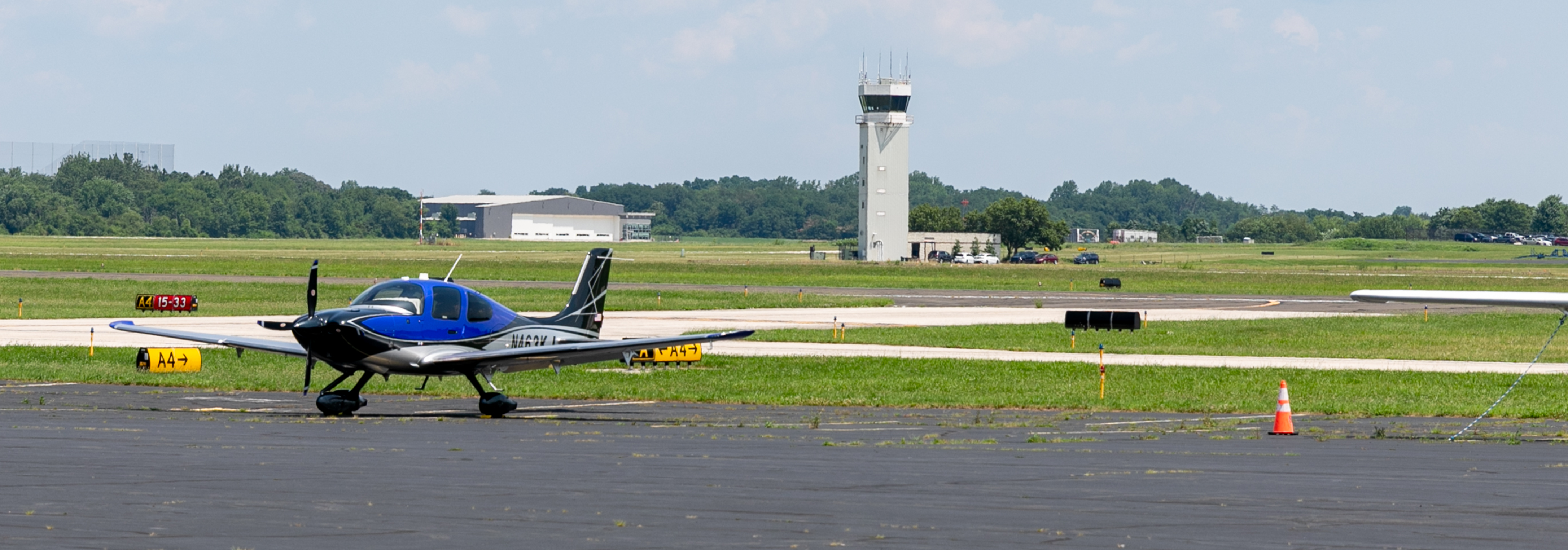 Plane at PNE Airport