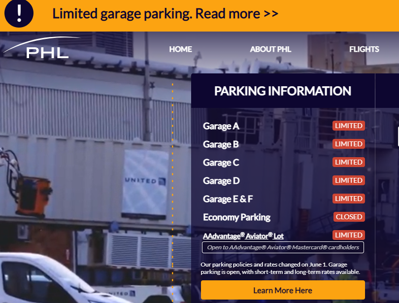 home page-parking
