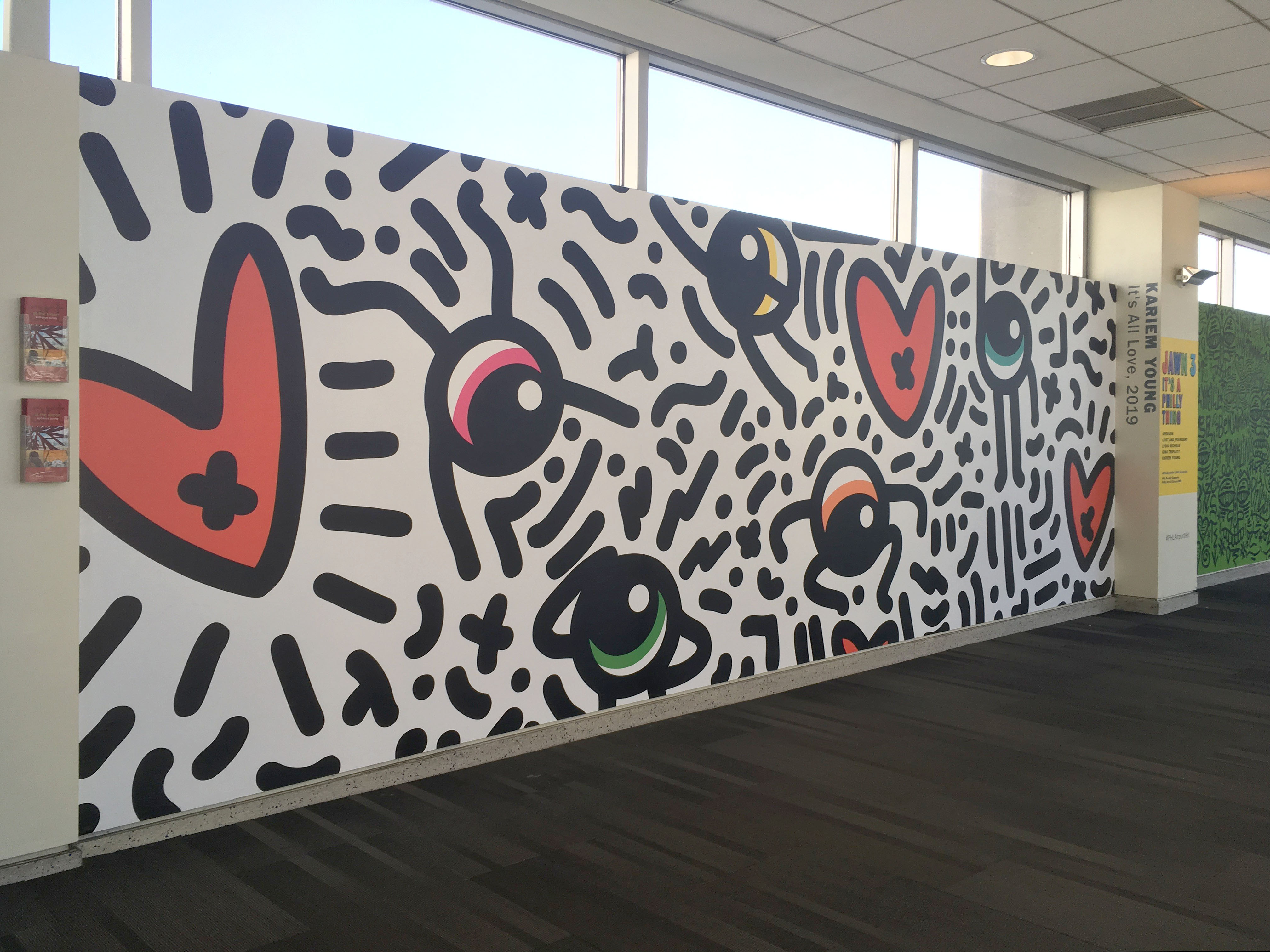 graphic mural 