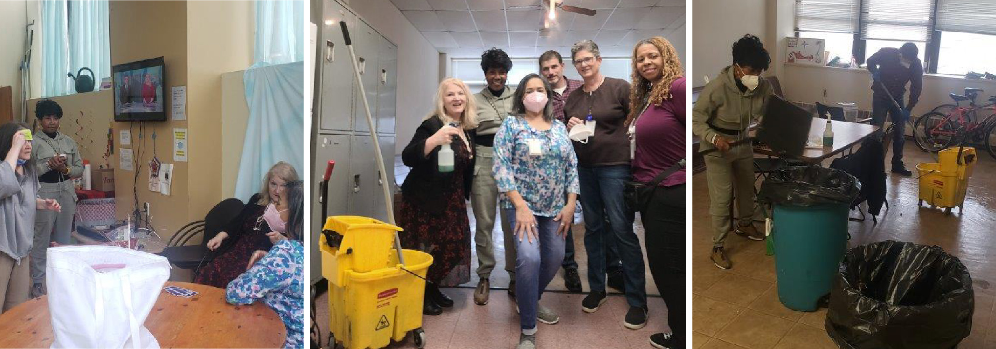 Volunteers on MLK Day