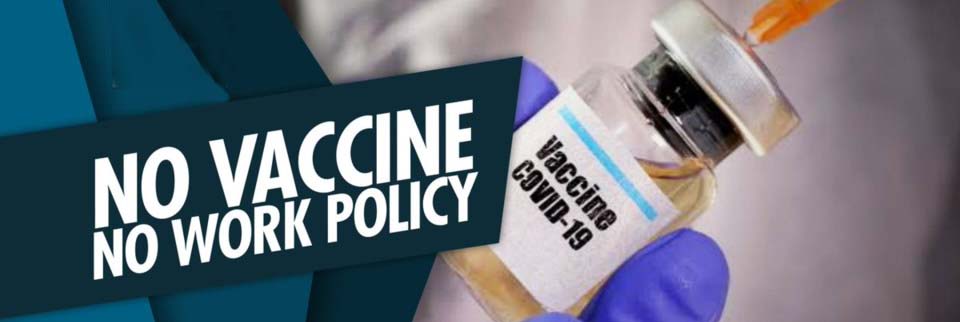 no vax no work
