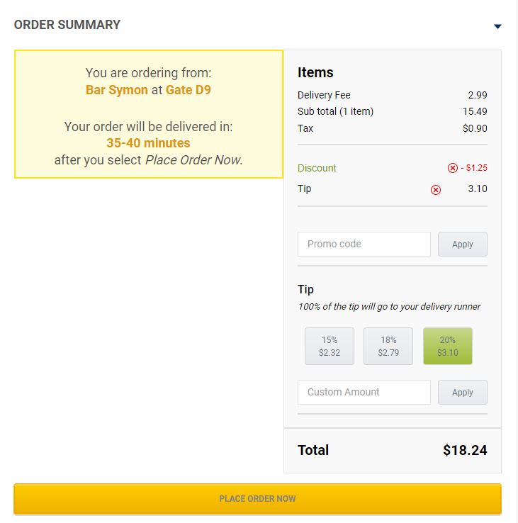 OrderAtPHL discount