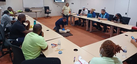 CPR training