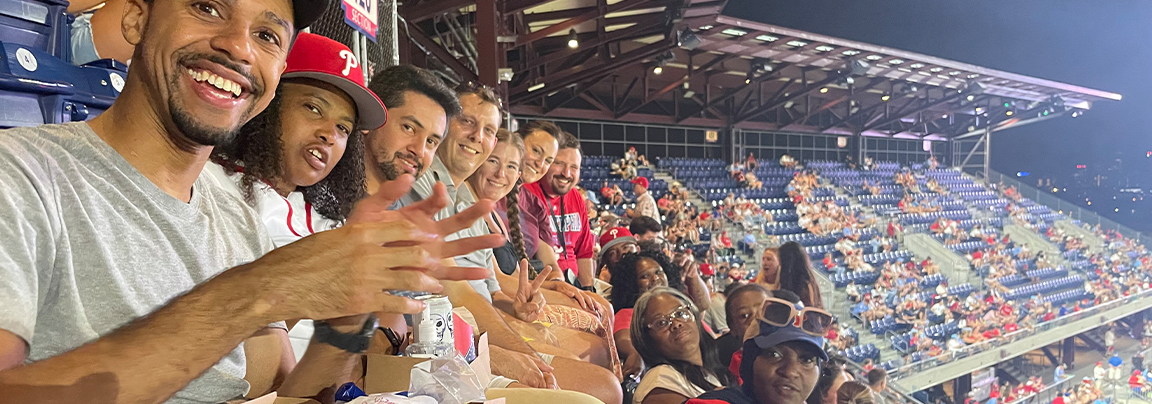 YoPros at Phillies game