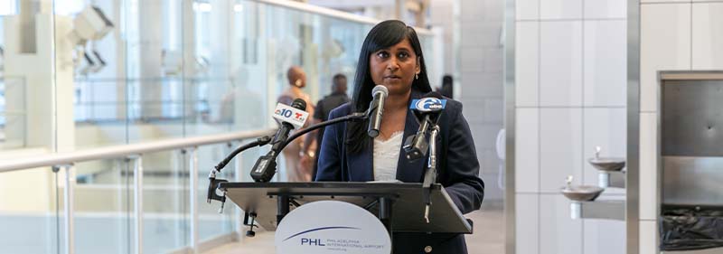 Api at podium