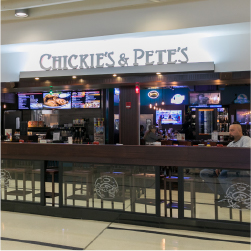 Chickies and Pete's storefront in terminal D