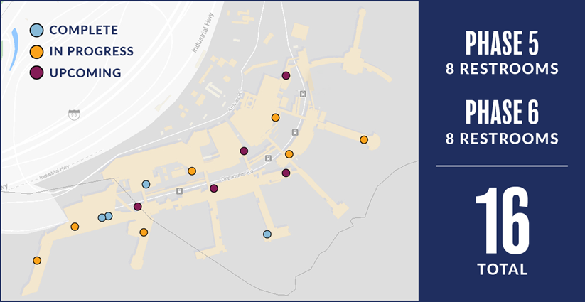 Restroom Renovation Project Map