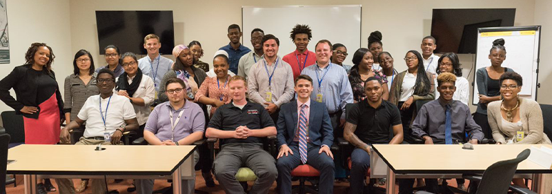 group of interns