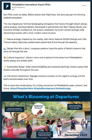 what's blooming at departures