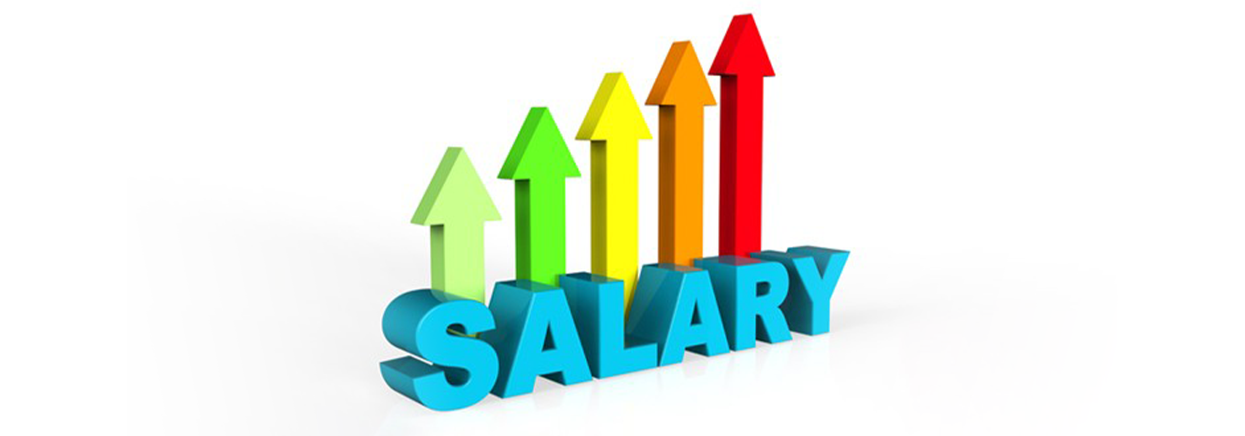 salary with arrows going upward