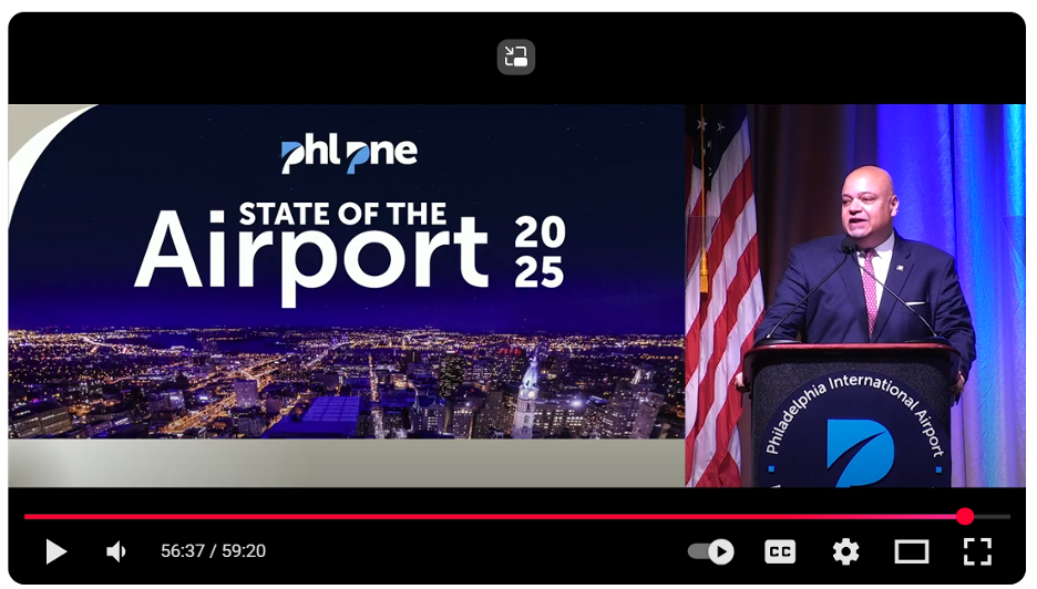 State of the airport 2025 with atif at podium