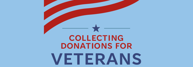 collecting donations for veterans