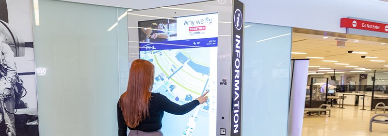 large information kiosk