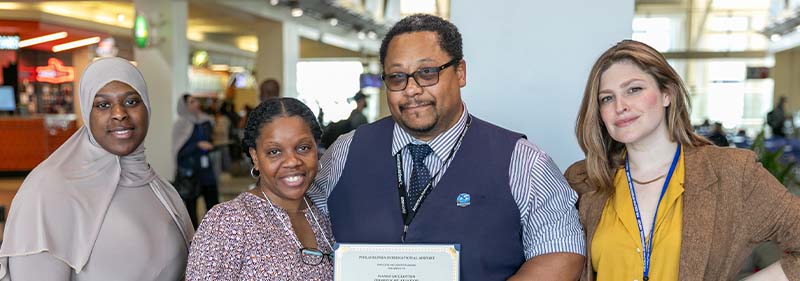 Wayne holding award