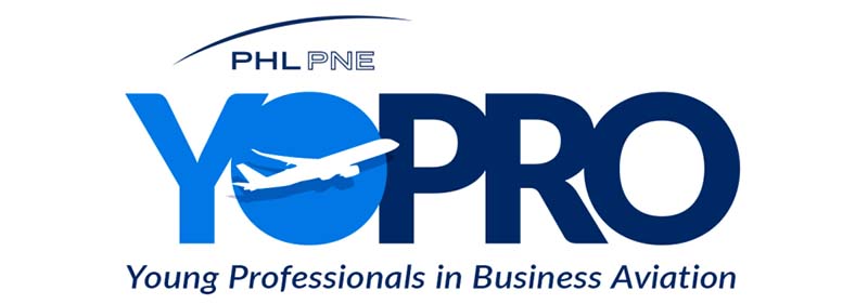 Young professionals in business aviation