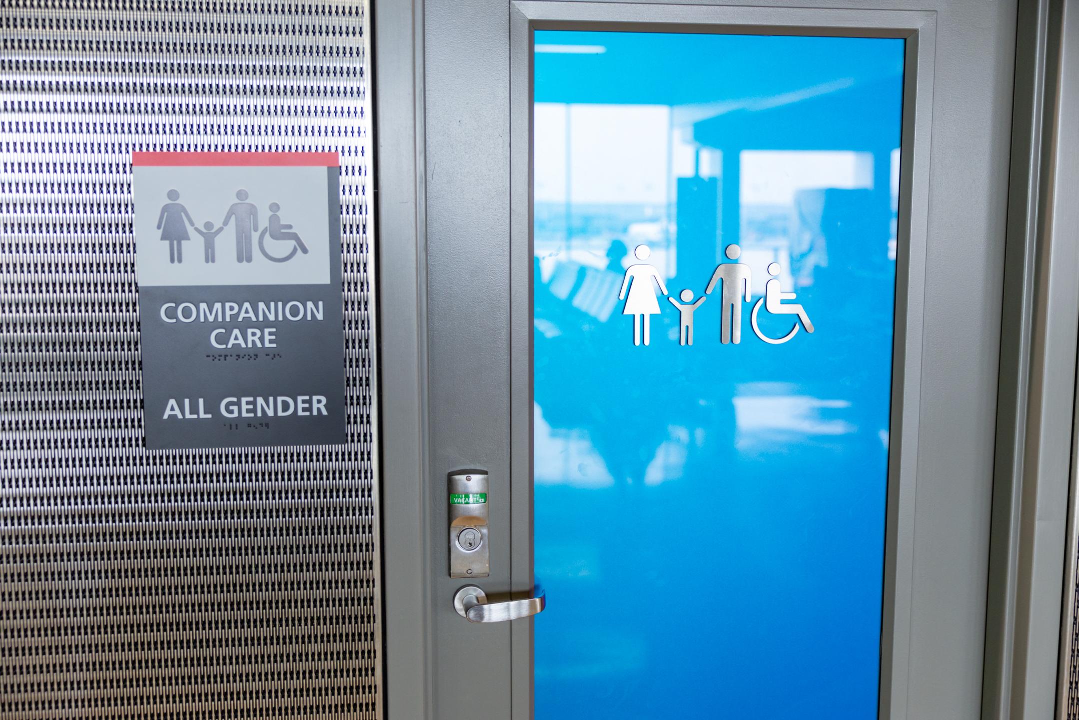 Terminal E family restroom