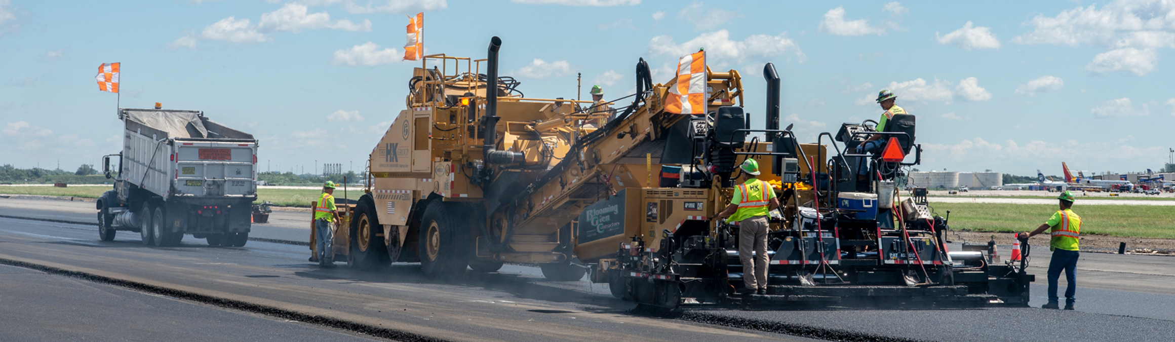 people working on East Airfield Renovations_ar